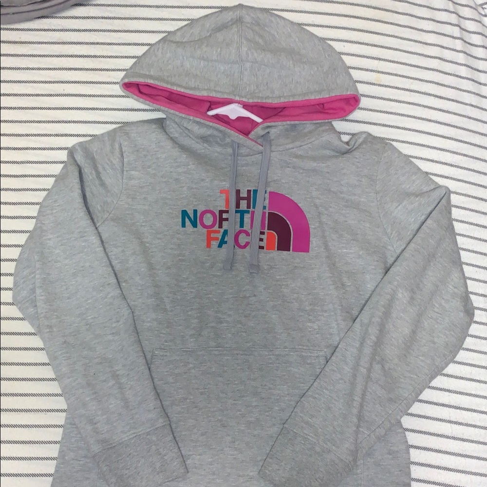 North Face sweatshirt